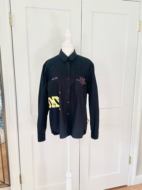 Louis Vuitton Black Button-Down Shirt